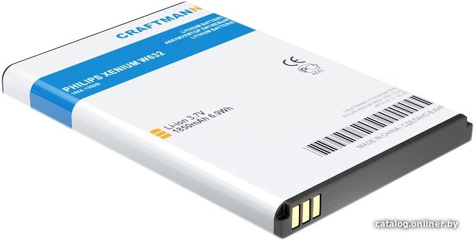 Аккумулятор для телефона Craftmann C1.02.292 (совместим с Philips AB2100AWMC)