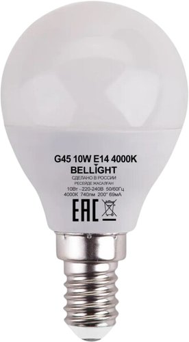 Светодиодная лампочка Bellight G45 10W 4000K E14