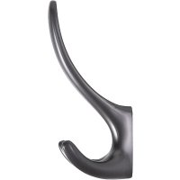 Крючок мебельный Lemax Roma двухрожковый (графит)