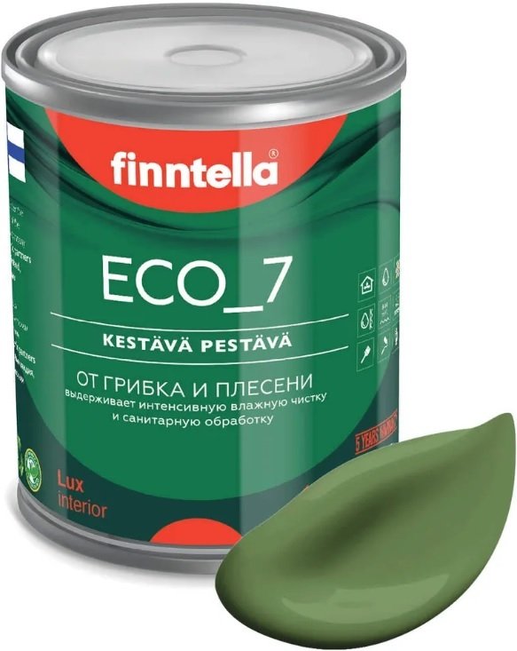 

Краска Finntella Eco 7 Vihrea F-09-2-1-FL025 0.9 л (зеленый)