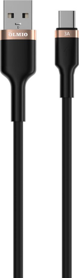 

Кабель Olmio USB Type-A - USB Type-C 041657 (1.2 м, черный)