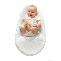 Матрас-кокон Amarobaby Premium Form 74х42х14 (белый/голубой)