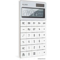 Калькулятор Deli NS041 (белый)