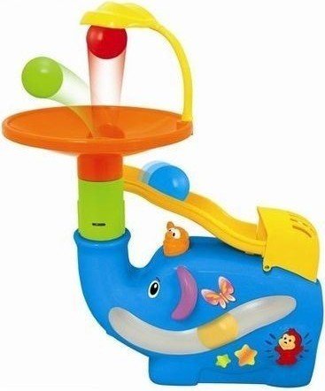 

Развивающая игрушка Kiddieland Забавный слон-жонглер с шарами 049460