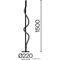 Торшер Maytoni MOD166FL-L15B3K