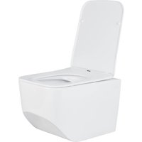 Унитаз подвесной Roxen Boro в комплекте с инсталляцией StounFix Dual Fresh 6 в 1 577353 (кнопка: белый глянец)