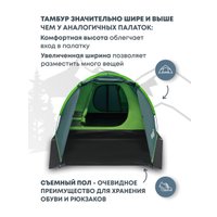 Треккинговая палатка RSP Outdoors River 2 (зеленый)