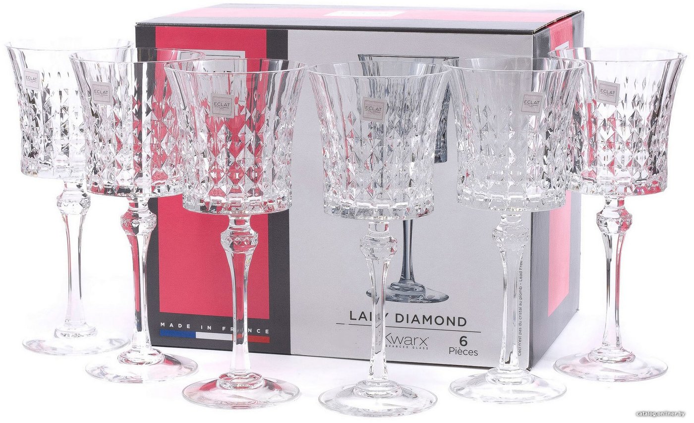 Набор бокалов для вина Eclat Lady Diamond L9744