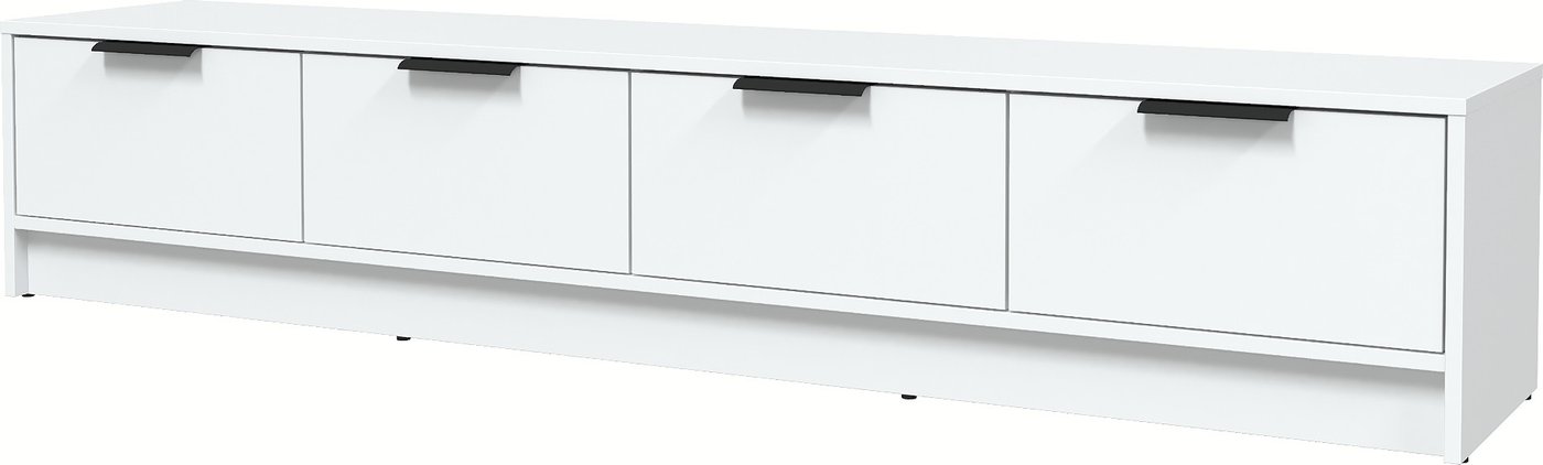 

Тумба Интерлиния ТВ Концепт КТ-ТВ4-35 Глосс (белый платинум/белый)