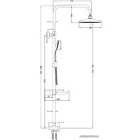 Душевая система  Esko ST1300