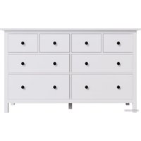 Комод Лузалес Кымор 8 ящиков (белый)