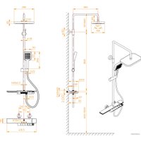 Душевая система  RGW SP-34