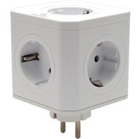 Сетевой фильтр Cablexpert CUBE-5-16-W