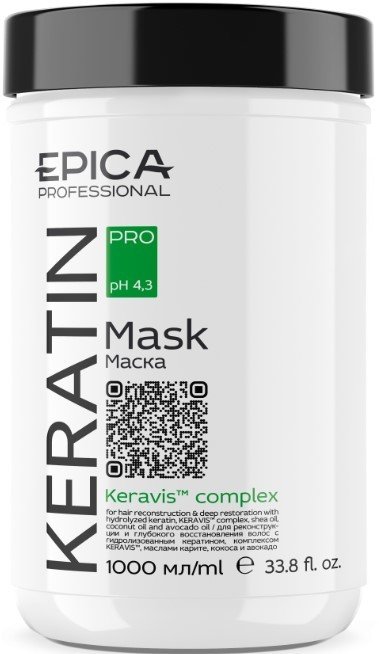 

Маска Epica Professional Keratin Pro 1 л