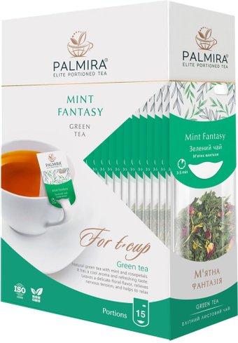 Зеленый чай Palmira Мятная фантазия 15 шт