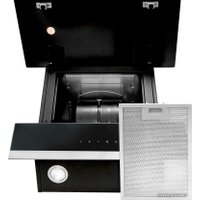 Кухонная вытяжка Grand Gloucester 60 (черный/нержавеющая сталь)