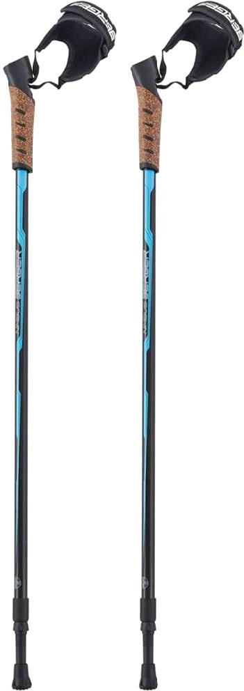 

Палки для скандинавской ходьбы Berger Nimbus 77-135 (черный/голубой)