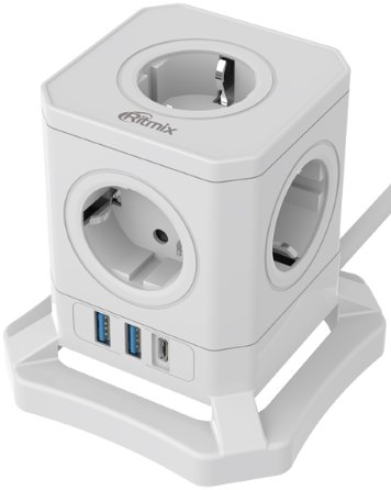 Сетевой фильтр Ritmix RM-352PD (белый)