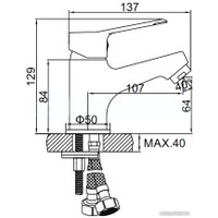 Смеситель Ledeme L1061