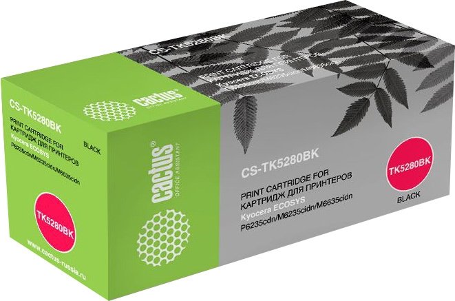 

Картридж CACTUS CS-TK5280BK (аналог Kyocera TK-5280K)