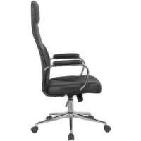 Офисное кресло SitUp Tucson chrome (PU black/black)