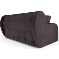 Диван Мебель-АРС Аккордеон Барон НПБ 140x200 (бархат шоколадный Star Velvet 60 Coffee)