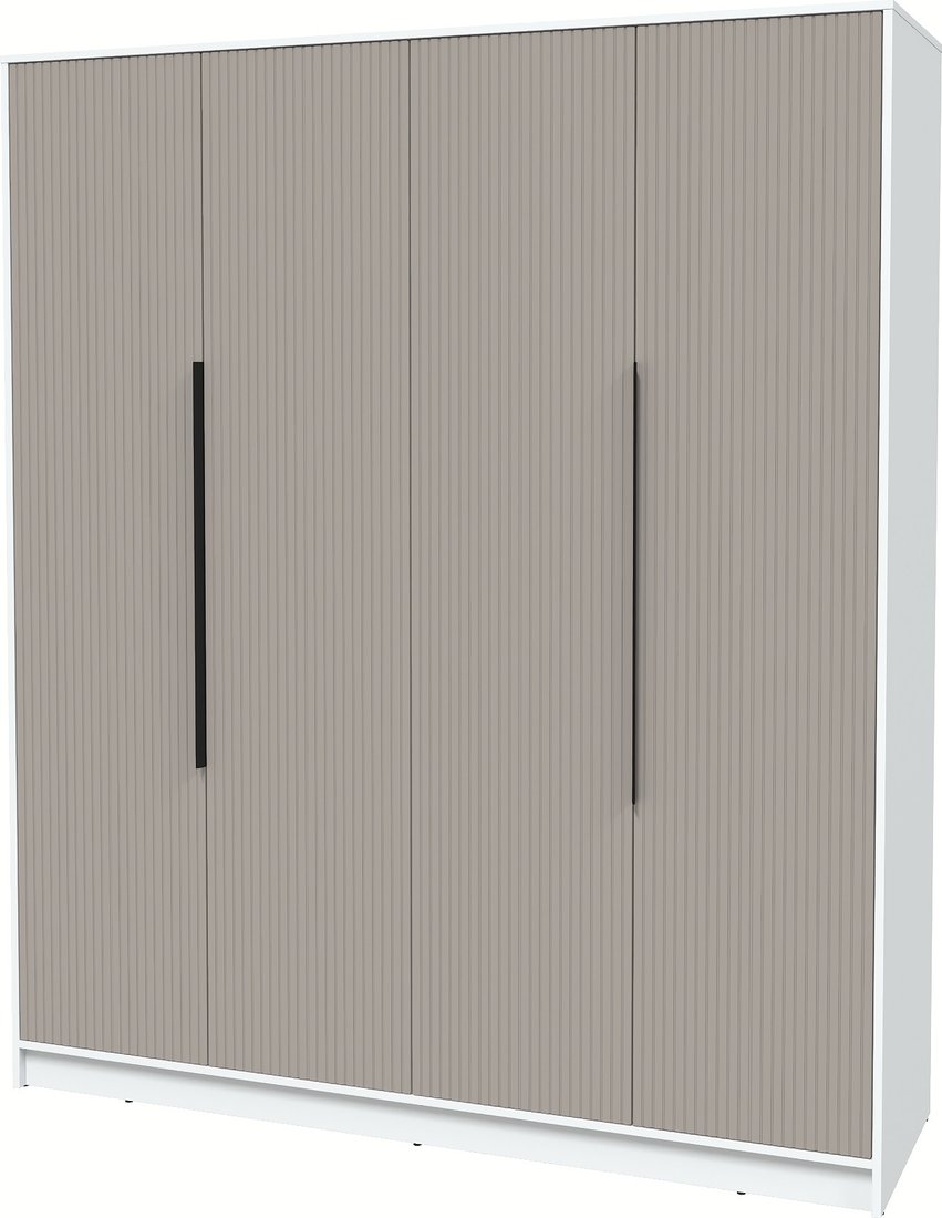 

Шкаф распашной Интерлиния Концепт Лайн КТ-Ш4 (белый платинум/луна)