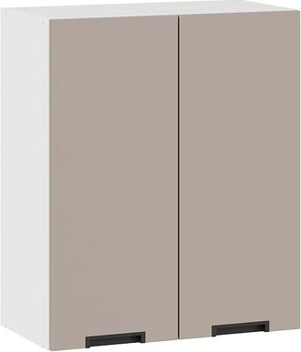 

Шкаф навесной Трия Гренада 1В6 (белый/холст латте)