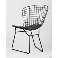 Стул Stool Group Bertoia с черной подушкой (черный)