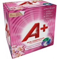 Капсулы для стирки A+ Fresh Flowers (38 шт x22 г)