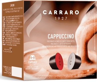 Кофе в капсулах Carraro Cappucсino 8+8 шт