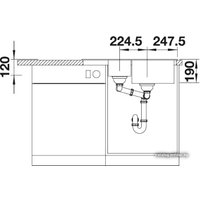 Кухонная мойка Blanco Legra 6S Compact 521304 (белый)