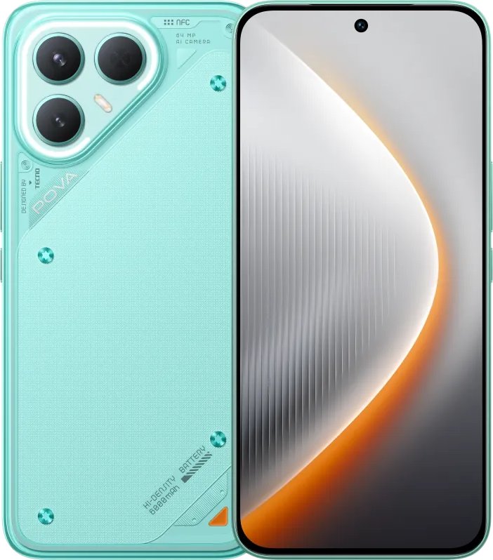 

Телефон Tecno Pova 7 Pro 12GB/256GB (неоновый циан)