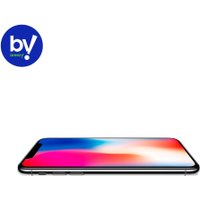 Смартфон Apple iPhone X 64GB Восстановленный by Breezy, грейд B (серебристый)