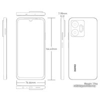 Телефон Infinix Zero 20 X6821 8GB/256GB (серый)