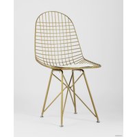 Стул Stool Group Eiffel (золотой/белая подушка)