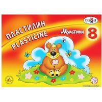 Пластилин Гамма Мультики 280016 (8 цв)