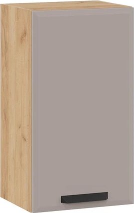 

Шкаф навесной Трия Тиана 1ВВ4 с одной дверью (дуб крафт золотой/мокко супермат)