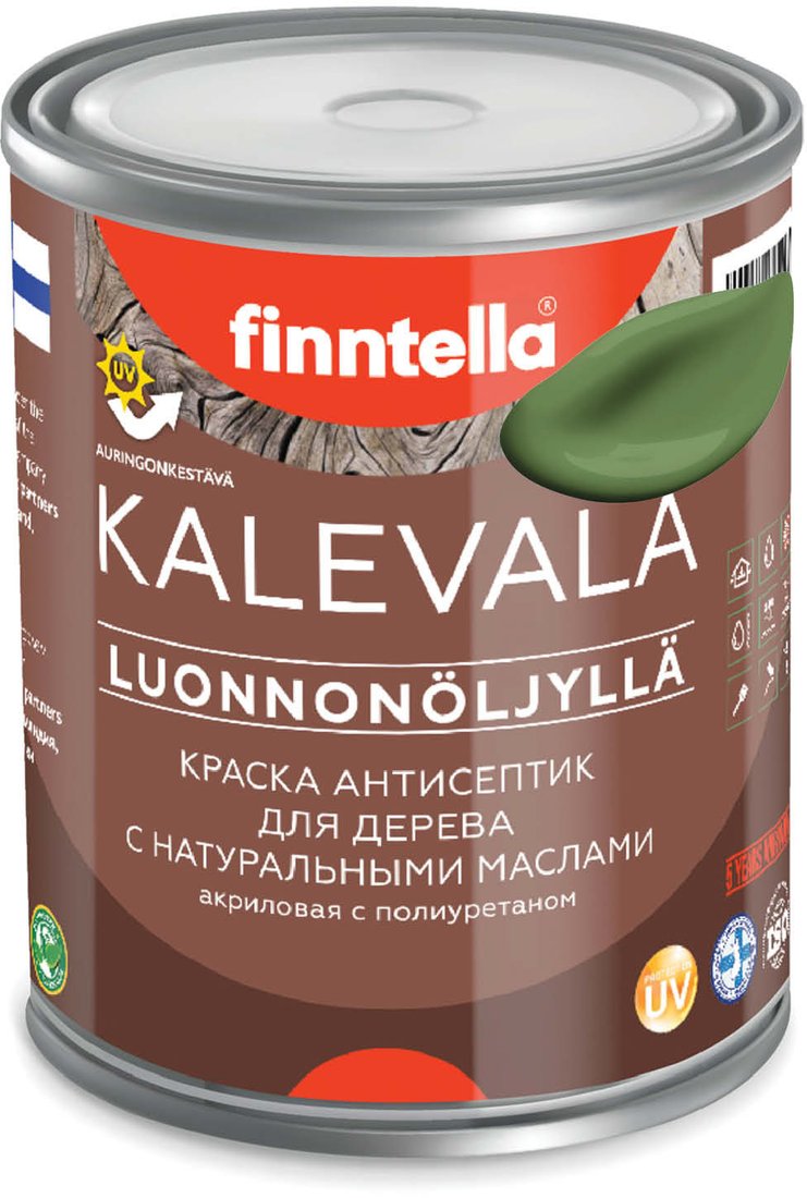 

Краска Finntella Kalevala Vihrea F-13-1-1-FL025 0.9 л (зеленый)