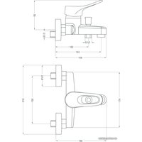 Смеситель Deante Vero Bow 011M