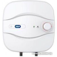Накопительный электрический водонагреватель над мойкой A&P 310-10A