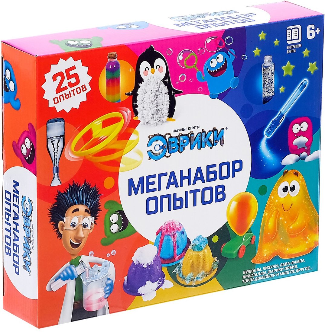 

Набор для опытов Эврики Мега-набор опытов 4354856