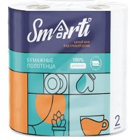 Бумажные полотенца Smarti 2-слоные (2 шт)