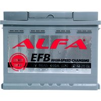 Автомобильный аккумулятор ALFA EFB 66 R+ (66 А·ч) в Бобруйске