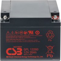 Аккумулятор для ИБП CSB Battery GPL12260 (12В/26 А·ч)