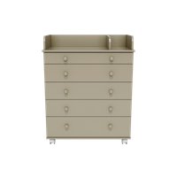 Детский комод Incanto Oskar V 800/5 PK-0004/7 (кашемир)