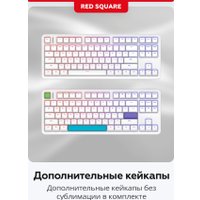 Клавиатура Red Square Alumix TKL Simple (белый, g3ms Amber)