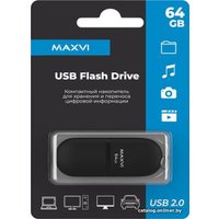 USB Flash Maxvi SF 64GB (черный)