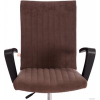 Офисное кресло TetChair Spark флок (коричневый)