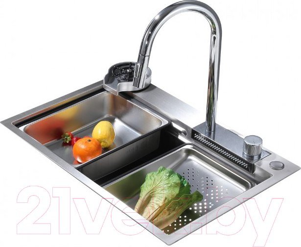 

Кухонная мойка Abber Wasser Kreis AF2194 (хром)